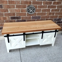 Farmhouse Storage Bench Unit - Contact for Quote Farmhouse Storage Bench Unit - Contact for Quote