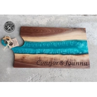 Walnut & Epoxy Charcuterie Board Set! Walnut & Epoxy Charcuterie Board Set!