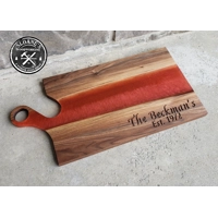 Walnut & Epoxy Charcuterie Board Set! Walnut & Epoxy Charcuterie Board Set!