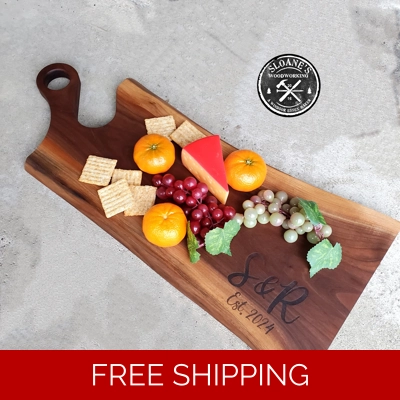 Live Edge Walnut Charcuterie Board Set!