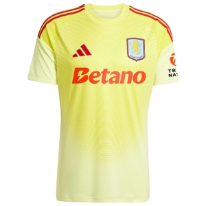 Aston Villa Yellow Goalkeeper Replica Personalised Adult Shirt or Kids kit GK Keeper