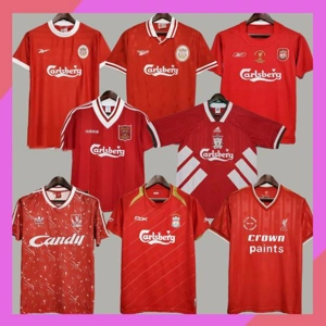 Liverpool retro Home adult and youths personalised replica shirt