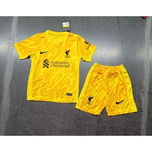 Liverpool Yellow GK Replica Goalkeeper personalised Adult Shirt or Kids kit