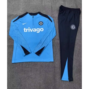 Chelsea Light Blue Trivago Half Zip Jacket Tracksuit