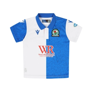 Blackburn Rovers Home Replica Personalised Adult Shirt or Kids kit