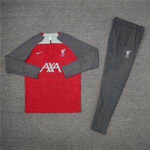 Liverpool red/grey Half Zip Jacket Tracksuit