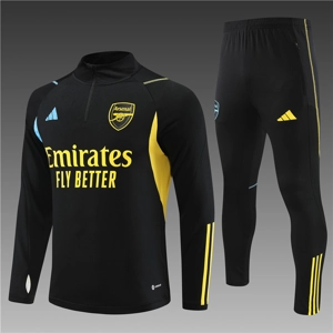 Arsenal Black Half Zip Jacket Tracksuit Gunners