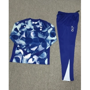 Tottenham Hotspur Mixed Blue Half Zip Jacket Tracksuit Spurs