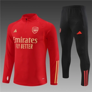 Arsenal Red Half Zip Jacket Tracksuit