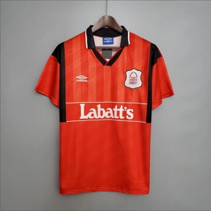 Nottingham Forest retro Home adult and youths personalised replica shirt