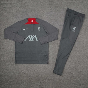 Liverpool grey/red Half Zip Jacket Tracksuit