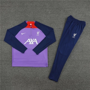 Liverpool Lilac Half Zip Jacket Tracksuit