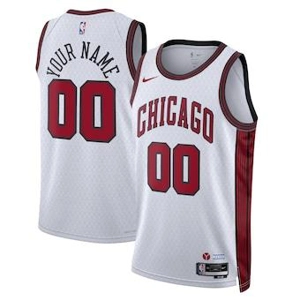Chicago Bulls white Basketball Replica Vest