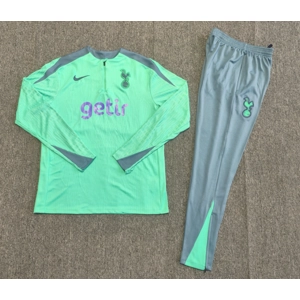 Tottenham Hotspur Teal/Grey Half Zip Jacket Tracksuit Spurs