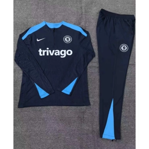 Chelsea Dark Blue Trivago Half Zip Jacket Tracksuit