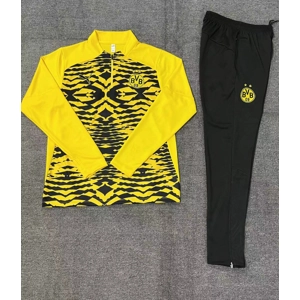 Borussia Dortmund yellow/black pattern Half Zip Jacket Tracksuit