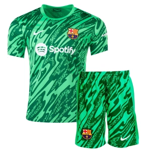 Barcelona Green Goalkeeper Replica Personalised Adult Shirt or Kids kit GK Keeper