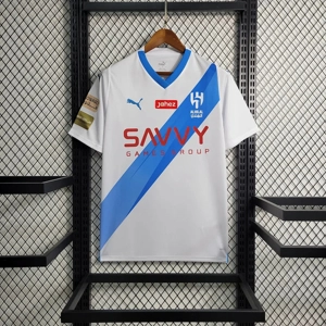 Al Hilal Away white Replica personalised Shirt