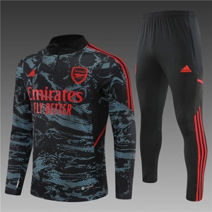 Arsenal Black/red Half Zip Jacket Tracksuit Gunners