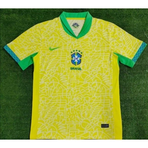 Brazil Home Yellow Replica personalised Shirt