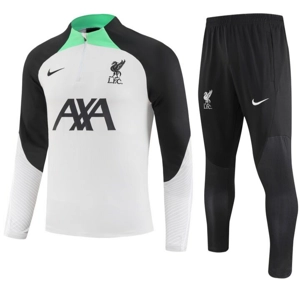 Liverpool White Half Zip Jacket Tracksuit
