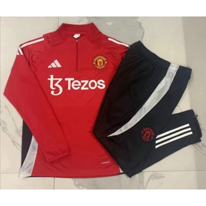 Manchester United red/black Half Zip Jacket Tracksuit man Utd