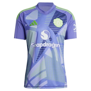 Manchester United purple Goalkeeper Replica personalised Adult Shirt or Kids kit GK Man u Keeper