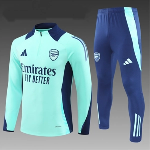 Arsenal Teal Gunners Half Zip Jacket Tracksuit