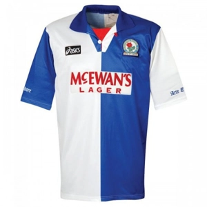 Blackburn Rovers retro Home adult and youths personalised replica shirt