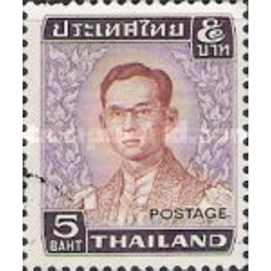 1972 Thailand 5 Bahts used