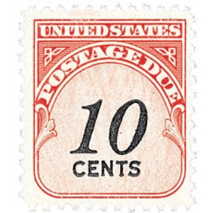 United States 1950 10 cents USED