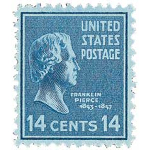 1938  United States  14 cents  used