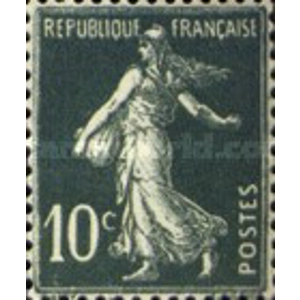 1922 France 10 C Olive Green