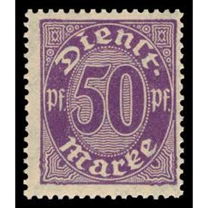 1920   50 pfg    MINT