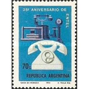 1973   70 centavos  used