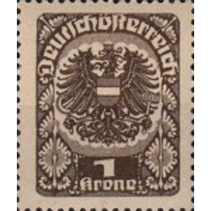 1929  1 kr  used