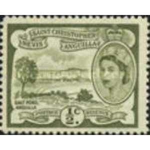 1954   1/2 C  MNH