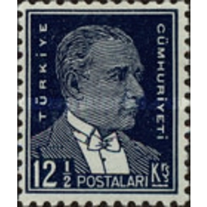 1931  12 1/2 kurus  used