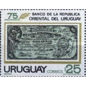1971  25 pesos   uned