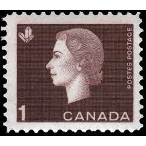 1963  Canada    1 cent used