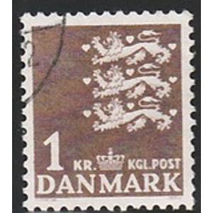 1946 Denmark , 1 kr reg. Paper