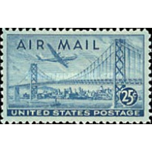 1947   25 cents  used