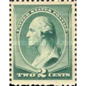 1887  USA  2 cents  used