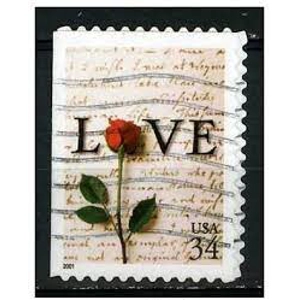 United States 2001 34 cents  used