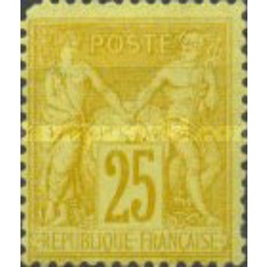 1877 France 25 C