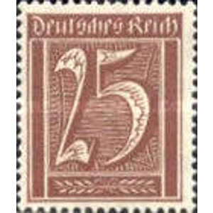 1921   25Pfg. brown