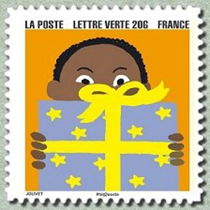 2015  Timbre   Lettre Verte