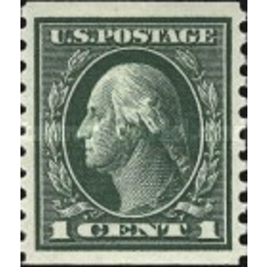1914 USA 1 cent Coil used