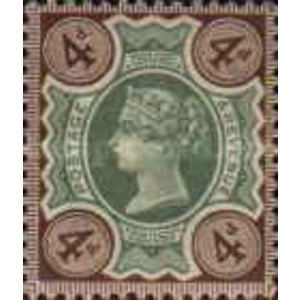 1887   Great Britain 4 p,