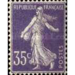 1906 France 35 C Thin Poste